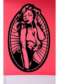 Resim Dekor Treni Estetik Kadın Dekoratif Ahşap Tablo-4 