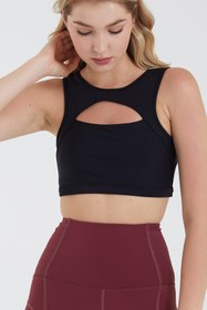 Resim GRAB Siyah Toparlayıcı Spor Sütyen 