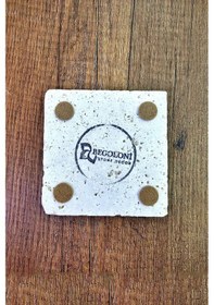 Resim Doğal Taş Bardak Altlığı - Van Gogh Aı Eserleri Baskılı 10x10cm Yapay Zeka Stone Coasters 480 Çok Renkli 