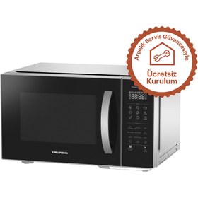 Resim Grundig GMF2235AFS 27l Airfryer Mikrodalga Fırın Siyah 