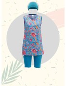 Resim Ruko Maio 23141-5 Çocuk 0 Kol Yarı Tesettür Mayo 001 