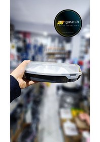 Resim 7 Bölmeli Lüx Kahvaltılık, Çerezlik, Saklama Kabı Evinizin Gereci Gri-şeffaf Gri - Şeffaf 