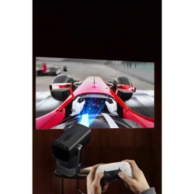 Resim Ds-Derin Taşınabilir Sinema Oyun Projektörü Akıllı Projeksiyon Android 11 