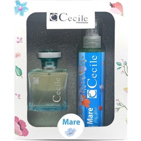 Resim Cecile Mare 100 ml Edt Kadın Parfüm Ve 150 ml Edc Body Mist Seti 8698438005470 