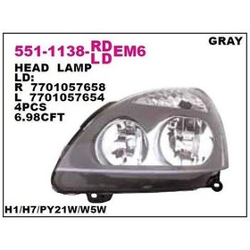 Resim Depo-551-1138r-ldem6 - Far Sag Elektrıklı Grı Cercevelı 2005 2 