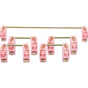 Resim Yeajion Altın Kaplamalı Vidalı Sabitleyiciler 2u 6.25U Set 60 87 Pembe (Yurt Dışından) 