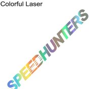 Resim Renkli Lazer-40x4 Cm-çeşitli Boyutlarda Speed Hunters Grafik Araba Vinil Çıkartmalar Su Geçirmez Yarış Gövde Kamyon Tam 