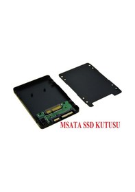 Resim Mini Msata Ssd To 2.5 İnç Sata 6Gbps 4906P Disk Kutusu Çevirici D 