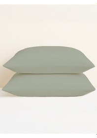 Resim Purecomfort %100 Pamuk 2'li Yastık Kılıfı Seti Çağla Yeşil 