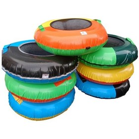 Resim karda kayma botu, şişme kar kızağı Çok Renkli 