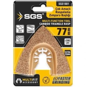 Resim Mey Ithalat® Sgs 1881 Karbür Zımparalama Raspalama Bıçağı 77 mm 