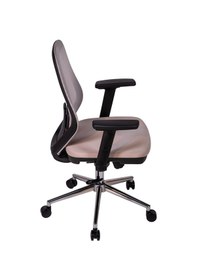 Resim Ofisbazaar Dali Fileli Çalışma Koltuğu Ergonomik Şef Ve Toplantı Koltuğu Gri Gri 