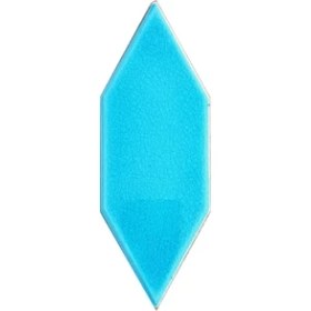 Resim Armada Çini 5x15 cm Düz Yaprak Desen Turkuaz Çini Seramik Karo 