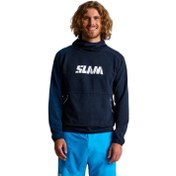 Resim Slam Graphic Hoodie Erkek Mavi Sweatshirt 