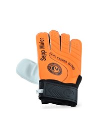 Resim 85k Dikişli Kaleci Eldiveni Yetişkin Ve Çocuk Kaleci Eldiveni 6-7-8-9-10 Numara Turuncu 