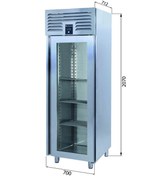 Resim Galleyz Dik Tip Dondurucu - 1 Cam Kapılı - 70x77xx210 Cm 