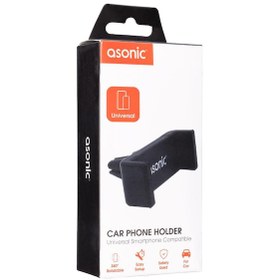 Resim Asonic As-H01 Universal Ayarlanabilir Siyah Araç Telefon Tutucu (524452052) 
