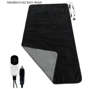 Resim Motion003 12v Araç Fişi Isıtmalı Araba Battaniyesi 9 Isıtma Seviyeli 2 8 12h Zamanlayıcı Siyah 160x80 Cm 