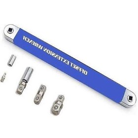 Resim Pazly Çok Fonksiyonlu Yüksek Karbon Çelik Somun Anahtarı Seti - 1/4'' 3/8'' 1/2'' Uzatmalı 