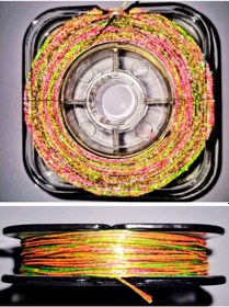 Resim Eagenset Hazır Çapari Kombini Boru Sim Ultraviyole Uv Neon Fıstık Yeşili - Pembe Makarada 