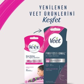 Resim Veet Professional Sir Ağda Bandı Yüz Bölgesi Normal Ciltler 20'li 