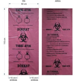 Resim Çelikpençe 10 Adet Enfekte Atık Kutusu 3,5 Lt. + Tıbbi Atık Torbası 2 Adet 