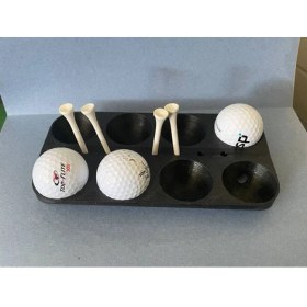 Resim Akaslan Plastik Ikili Golf Topu Tutuculu Masa Standı 