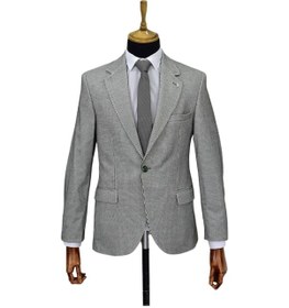 Resim Erkek Tek Spor Ceket Çift Yırtmaçlı Bgl-st03982 Haki 
