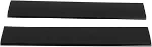 Resim Rankomu Replacement Game Console Shell Replacement Faceplate Cover Shell Case for PS3 Slim Console, Left & Right Cover, Black Game Console Shell, Durable Design, Easy Installation 
