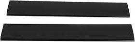 Resim Rankomu Replacement Game Console Shell Replacement Faceplate Cover Shell Case for PS3 Slim Console, Left & Right Cover, Black Game Console Shell, Durable Design, Easy Installation 