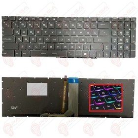 Resim MSI Uyumlu MS-17C7, MS17C7 Klavye Tuş Takımı RGB Işıklı Siyah Ver.1 TR 