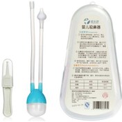 Resim Tenfowee Mavi Bebek Burun Aspiratörü - U-şekilli Tüp Tasarımı, Geri Akış Engeli Ve Yumuşak Silikon Uç İle Güvenli Burun Temizliği 