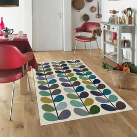 Resim Nuvomon Yaprak Desenli Mutfak Halısı - 80x150 cm 