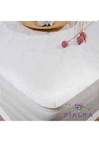 Resim Fialka Alez Kapitoneli Fitted Lastikli Sıvı Geçirmez 100x200 Tek 