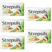 Resim Strepsils Herbal Propolis Aromalı 16 Pastil 5'li 