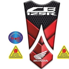 Resim Wolf Tank Pad Kırmızı-siyah Honda Cb125r 2018-2019 