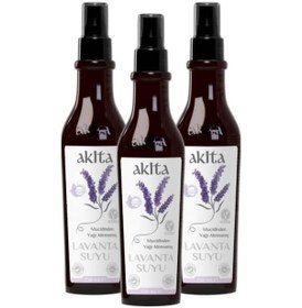 Resim Akita Doğal Yağı Alınmamış Lavanta Suyu 3 x 250 ML 