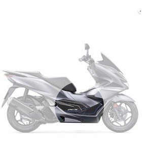 Resim Pcx 2021 Karbon Desen Mavi Yan Pad 