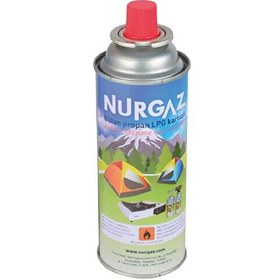 Resim Nurgaz 220 GR Kamp Ocak Kartuş Tüp Valfli 