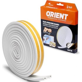 Resim CetKing Kapı Pencere Fitili Soğuk Izolasyon Bandı Beyaz 2x3=6 mt 