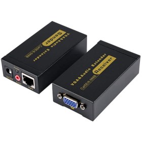 Resim 100M Vga Extender - Vga Rj45 Cat5E/6 Üzerinden Sinyal Uzatıcı 