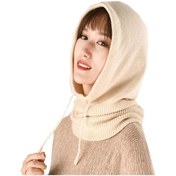 Resim Kadın Balaklava Kapşonlu Şapka Kış Kaşmir Örgü Şapkalar Kayak Maskesi Kayak Şapkası Açık Hava Bej Diğer 