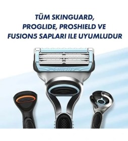 Resim Gillette Skinguard Sensitive Yedek Tıraş Bıçağı 4 Adet 