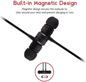 Resim WOOZIK Woosic M900 Manyetik Bluetooth 4.2 Kulakiçi Kulaklık 2 ADET 