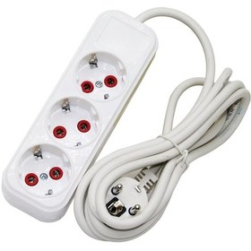 Resim 3lü 5mt Uzatma Kablo Grup Priz 