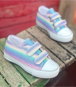 Resim Surpie Shoes Renkli Çocuk Convers, Kız Çocuk Günlük Ayakkabı 
