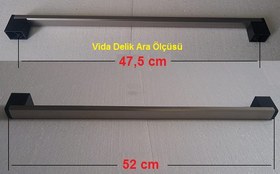Resim Ferre Ankastre Fırın Ön Kapak Açma Kulpu-Tutma Kolu-Yeni Tip 