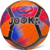 Resim Jook 4 Astarlı Suni Deri Sert Zemin Halı Saha Futbol Topu No:5 Bsf-036 - Turuncu Siyah Saks Turuncu - Siyah - Saks 