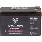 Resim Volan Battery 12 Volt 7 Ah (Amper) Kuru Akü 