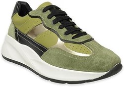 Resim Mammamia D24Ka-315 Günlük Haki Kadın Spor Ayakkabı, GREEN COMBO, 38 